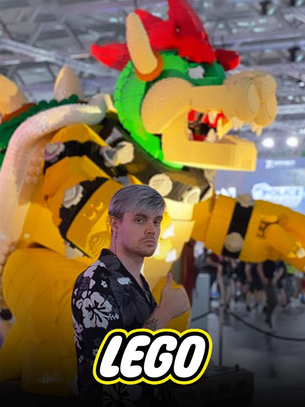 Lego video shoot at Gamescom